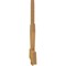 Ekena Millwork Kennewick Rough Sawn Timber Gable Bracket, Western Red Cedar, 60"W x 35"H x 2"D x 6"F, 14/12 Pitch GBW060X35X0206KEN00RWR - alternate 2